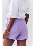 Pantaloni scurți din denim violet 66000 - Magazin online - Boutique